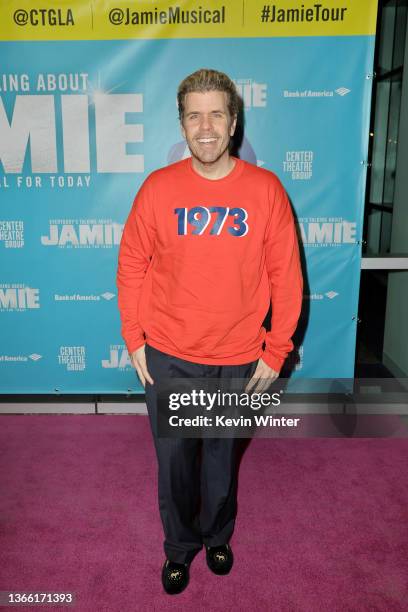 Perez Hilton attends the Opening Night Performance of "Everybody's Talking About Jamie," hosted by Center Theatre Group, at Ahmanson Theatre on...