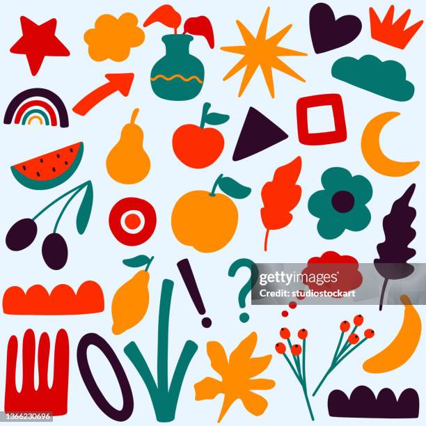 abstract pattern - cartoon cherry vector stock illustrations