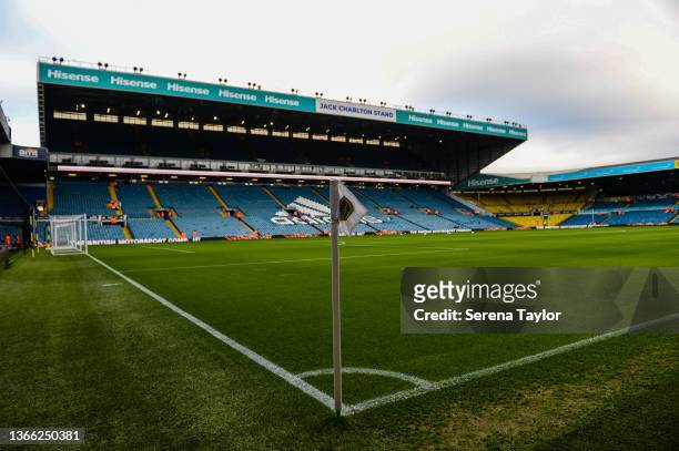 General view during the Premier League match between Leeds United and Newcastle United at Elland Road on January 22, 2022 in Leeds, England.