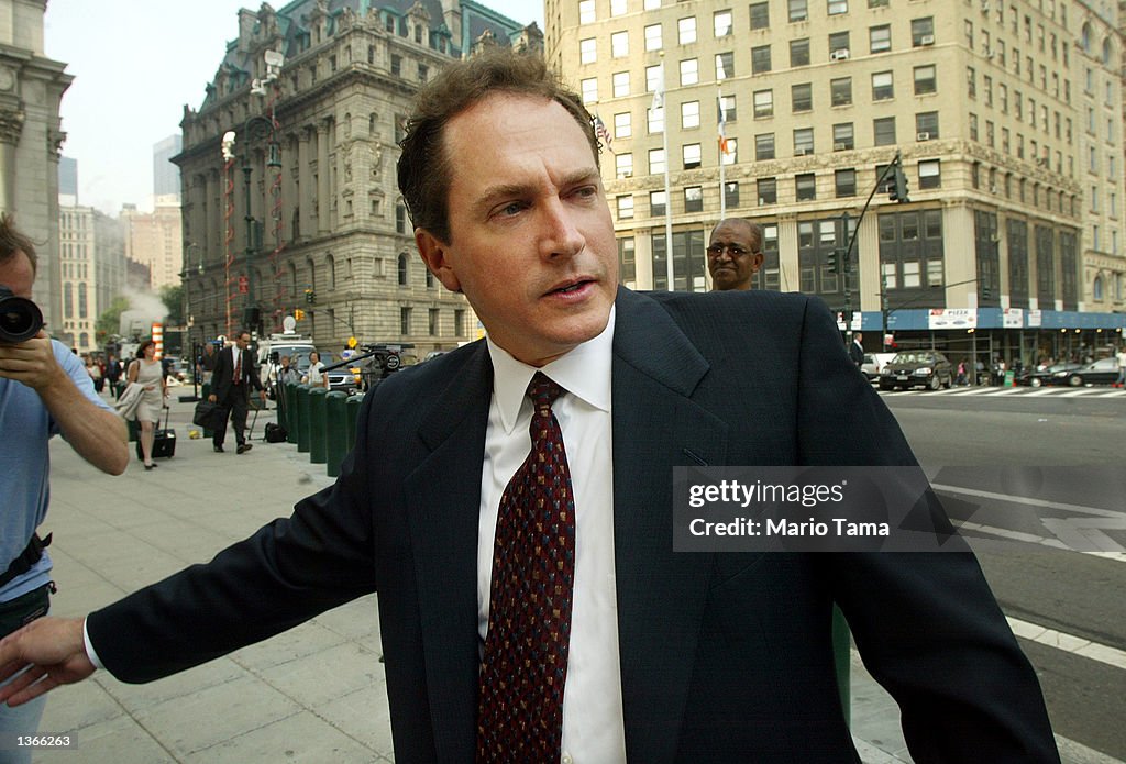 Former WorldCom chief financial officer Scott Sullivan arrives at ...