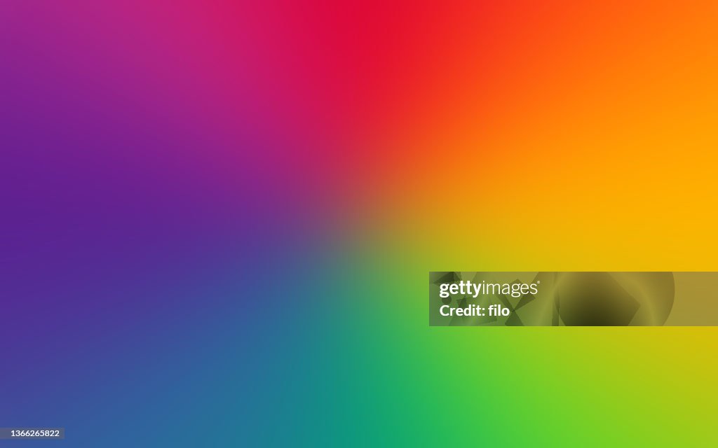 Rainbow Blur Blend Abstract Background