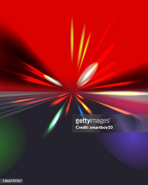 abstract light effect - long exposure stock illustrations
