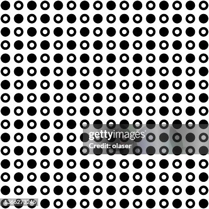 Circles In Grid Pattern High-Res Vector Graphic - Getty Images