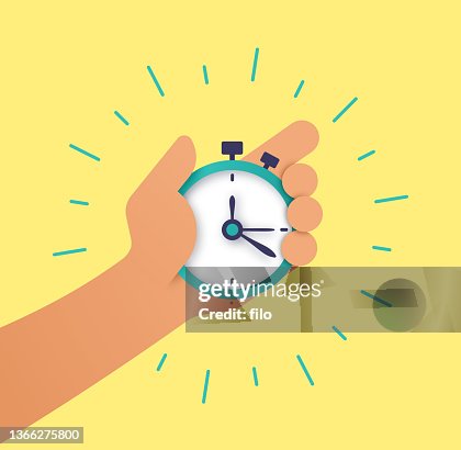 Stopwatch Timer Speed being Held by a Person's Hand Stopwatch Timer Speed being Held by a Person's Hand