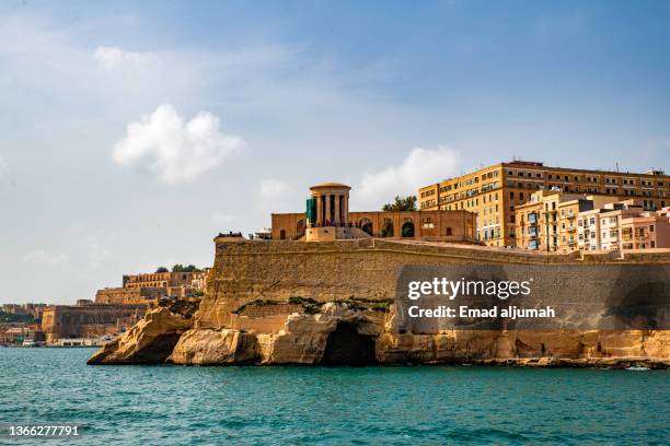 historic site of manoel island, malta - inselrepublik malta stock-fotos und bilder