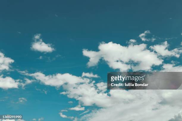 beautiful blue sky - kyiv sky stock pictures, royalty-free photos & images