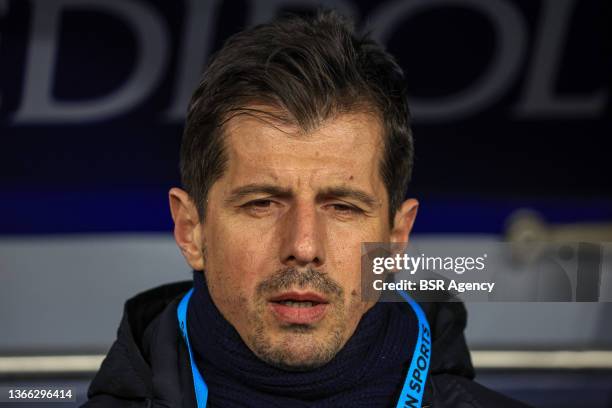 Coach Aykut Kocaman of Istanbul Basaksehir FK during the Turkish Super Lig match between Basaksehir and Goztepe at Basaksehir Fatih Terim Stadium on...