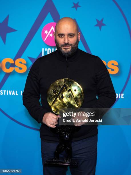 Jerome Commandeur attends the closing ceremony during the 25th L'Alpe d'Huez International Comedy Film Festival on January 22, 2022 in Alpe d'Huez,...