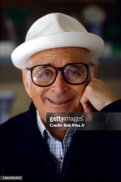 Producer Norman Lear at home, February 27, 1984 in Los Angeles, California.