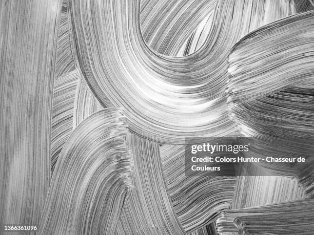 abstract photography of a window covered by white paint on in paris - peinture photos et images de collection