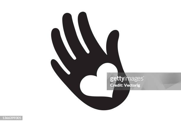 loving hand - feeling relieved stock illustrations