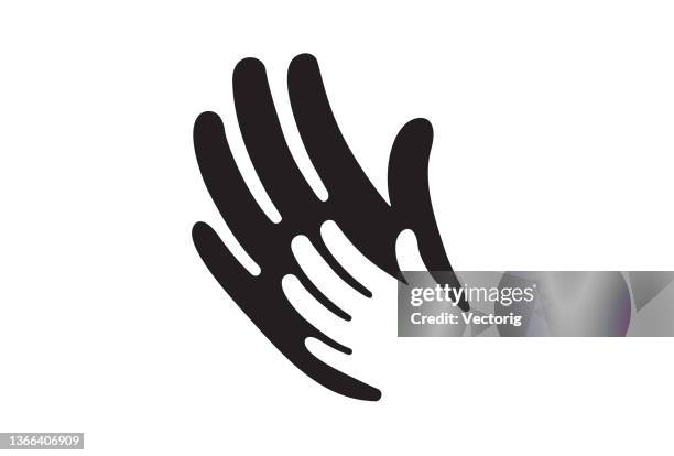 holding hand - holding hands stock illustrations