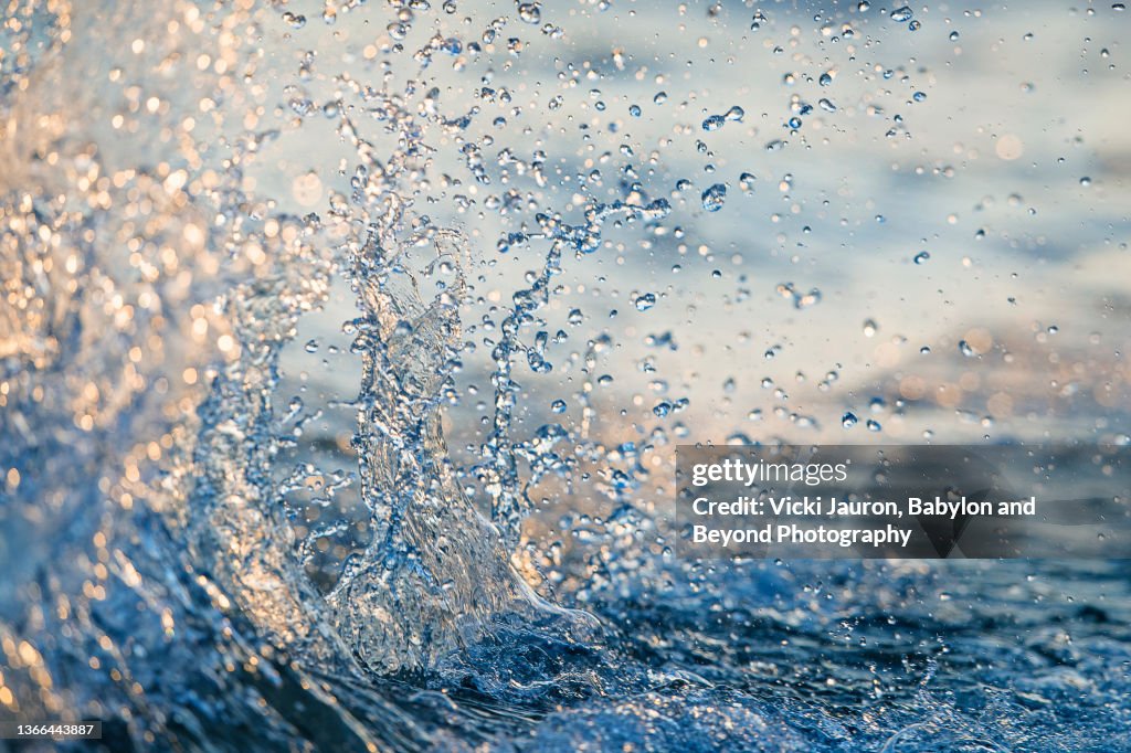 The Water Splashed Beautiful Abstract Close Up Of Water Splashing In Artistic Motion High ...