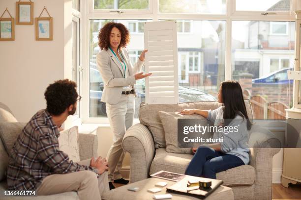 wooden shutter sales pitch - shutter stock pictures, royalty-free photos & images