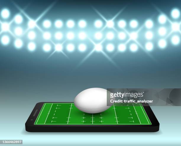 online sports betting - rugby - rugby union stock illustrations