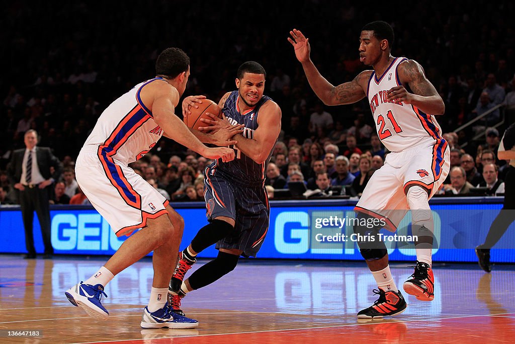 Charlotte Bobcats v New York Knicks