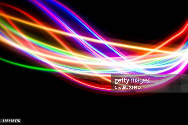 pintura de luz luces de led - luz led fotografías e imágenes de stock