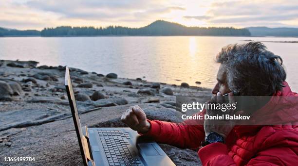 day in the life of forest ecologist. sustainability and ecosystem care. - ecologist stock pictures, royalty-free photos & images