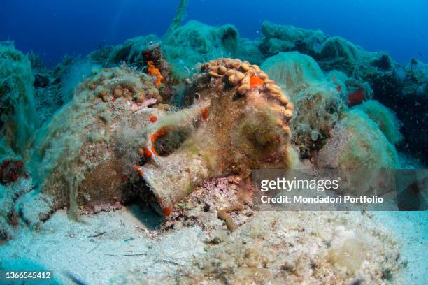 Greek wreck with amphoraes, Alonissos Island, Sporades Islands, Greece