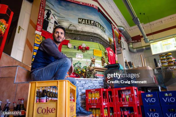 Ismet Tekin inside his Turkish Bistro on March 5th 2021 in Halle , Saxony-Anhalt, Germany. On October 9 the Turkish Bistro "Kiez Döner" was one of...