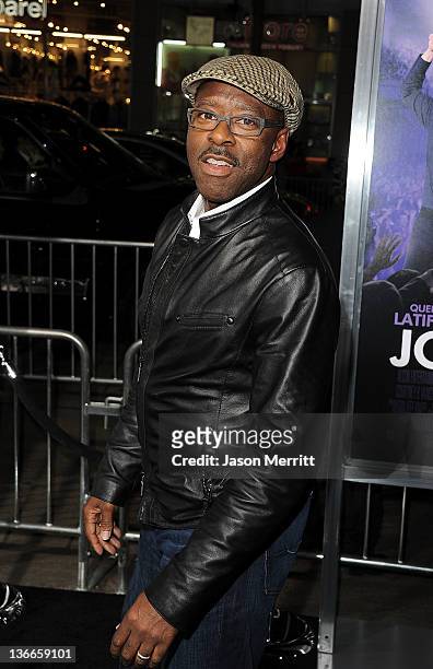 Actor Courtney B. Vance arrives at the premiere of Warner Bros. Pictures' "Joyful Noise" held at Grauman's Chinese Theatre on January 9, 2012 in...