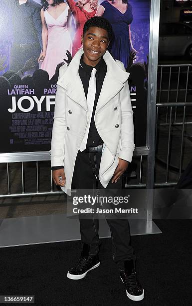 Actor Ivan Kelly Jr. Arrives at the premiere of Warner Bros. Pictures' "Joyful Noise" held at Grauman's Chinese Theatre on January 9, 2012 in...