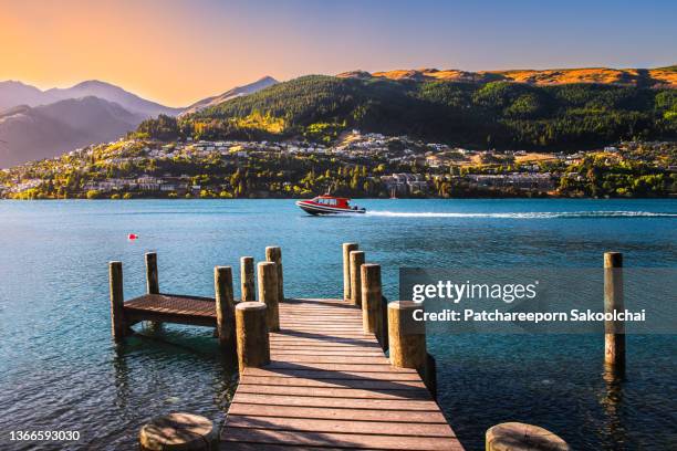 queen town river - new zealand holiday stock pictures, royalty-free photos & images