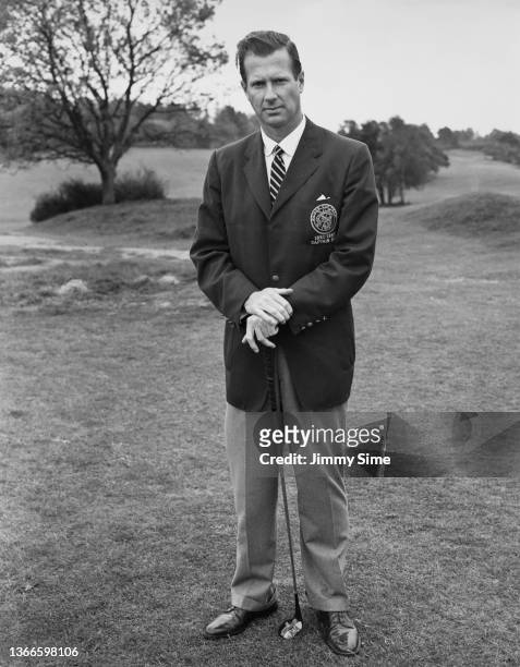 William Campbell , team captain for the United States team poses for a photograph during practice for the 15th Walker Cup Match golf competition...
