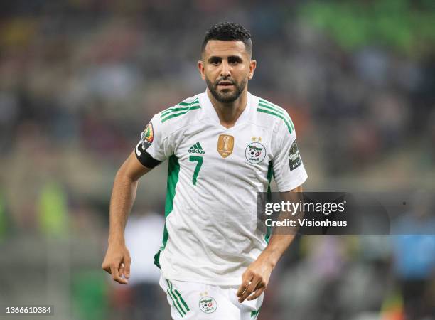 Of Algeria during the Group E Africa Cup of Nations 2021 match between Algeria and Equatorial Guinea at Stade de Japoma in Douala on January 16, 2022.