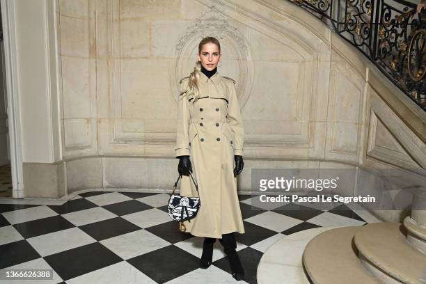 Caroline Daur attends the Dior Haute Couture Spring/Summer 2022 show as part of Paris Fashion Week on January 24, 2022 in Paris, France.