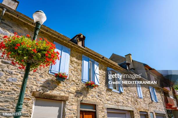 sant lary soulan village in france pyrenees - hautes pyrénées stock pictures, royalty-free photos & images