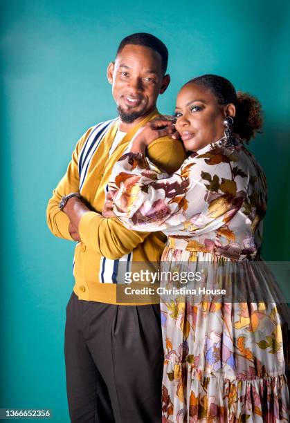 Actors Will Smith and Aunjanue Ellis are photographed for Los Angeles Times on November 11, 2021 in Los Angeles, California. PUBLISHED IMAGE. CREDIT...