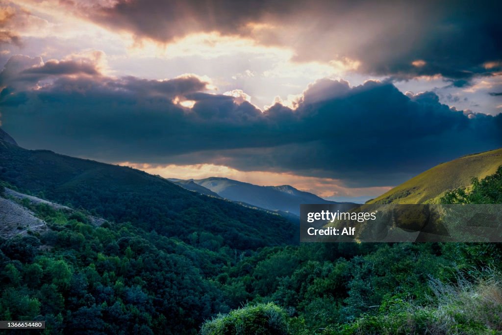 Aquilian Mountains, El Bierzo, Leon, Spain