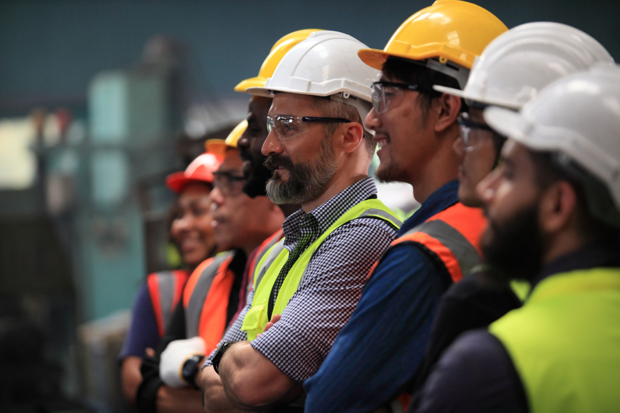 industrial maintenance team