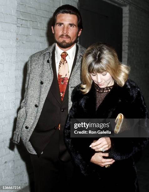 Actor James Brolin and wife Jane Cameron Agee attend James Brown in Concert on March 18, 1971 at the Copacabana in New York City.