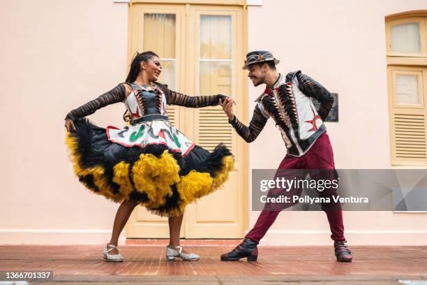 festa junina - square dancing stock pictures, royalty-free photos & images