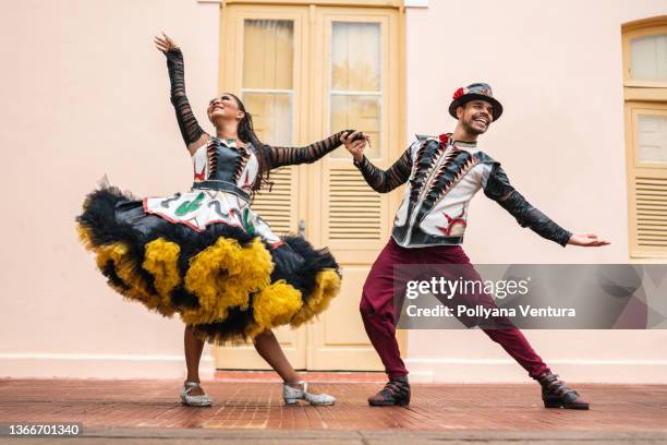 festa junina - square dancing stock pictures, royalty-free photos & images