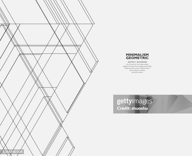 Line Structure Pattern Abstract Black And White Geometric Line Structure Pattern Background ...