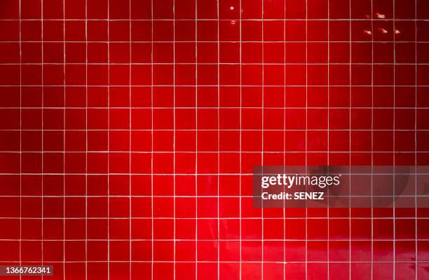 tiles on the floor/wall, tiled wall texture - tile stockfoto's en -beelden
