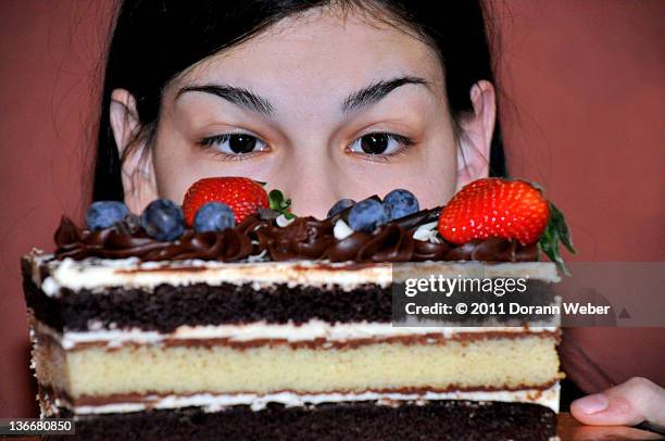 274 Eating Big Cake Stock Photos, High-Res Pictures, And Images - Getty  Images