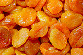 Apricot in bulk in street market stall