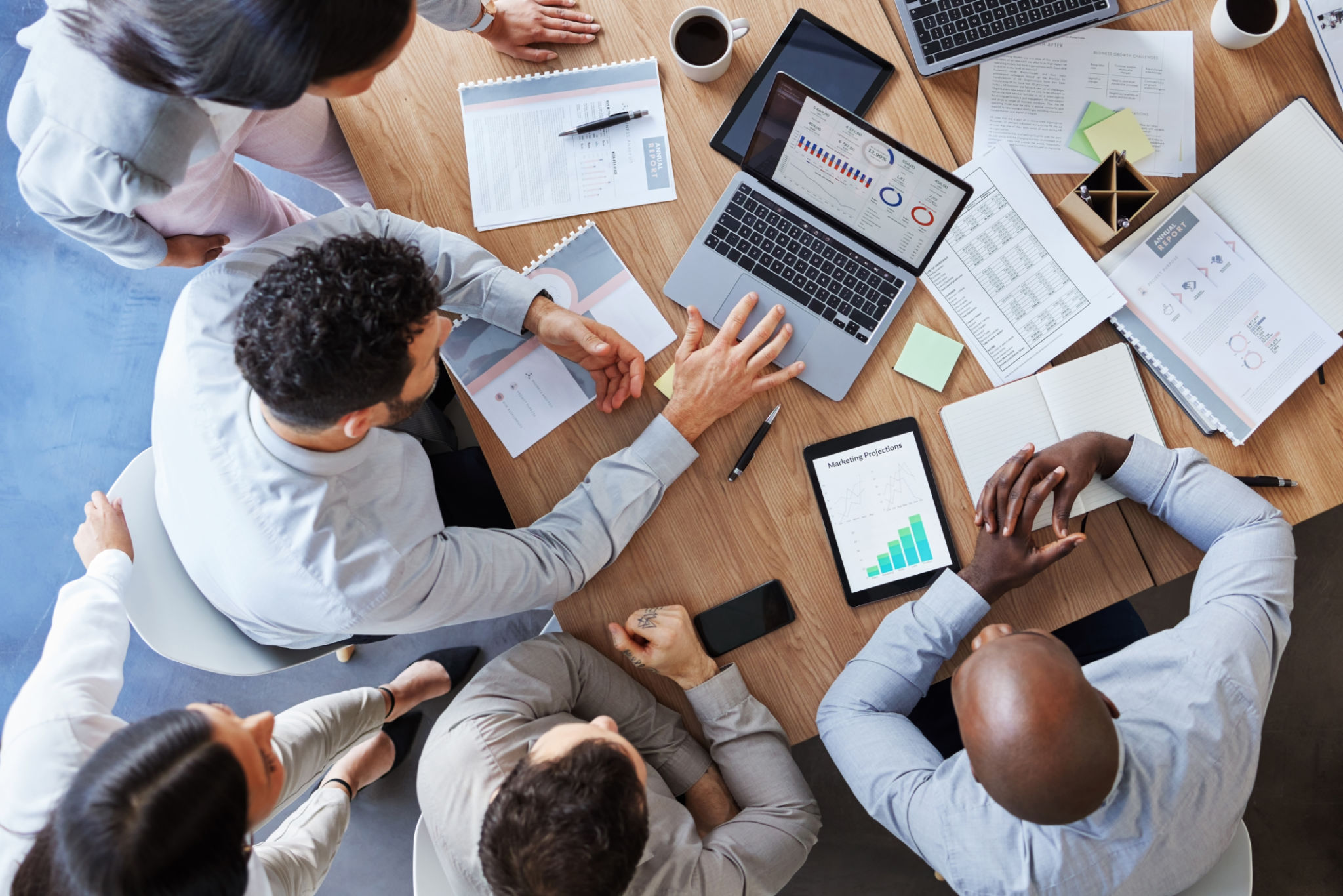 small business finance meeting