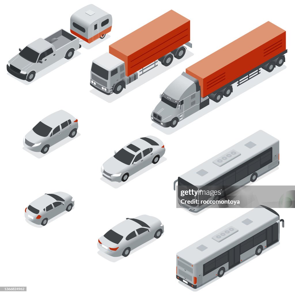Isometric transportation elements