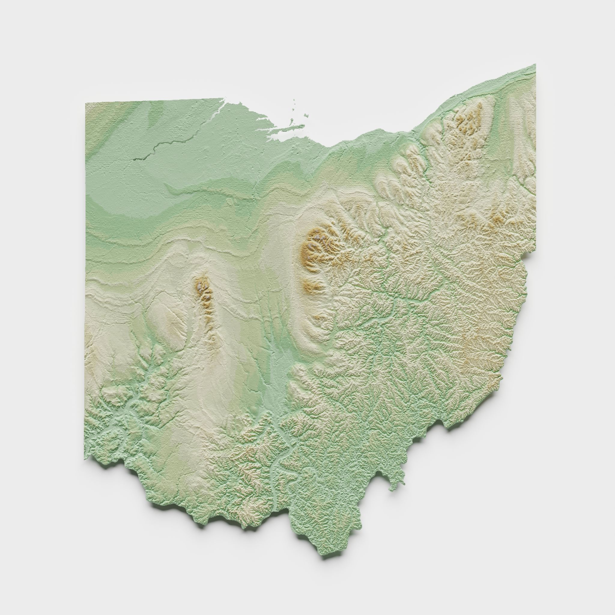 Ohio map