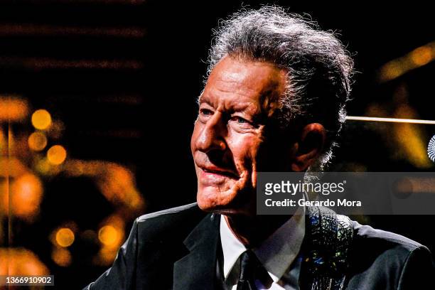 Lyle Lovett performs with The Royal Philharmonic Orchestra during the Dr. Phillips Center Grand Celebration at Dr. Phillips Center for the Performing...