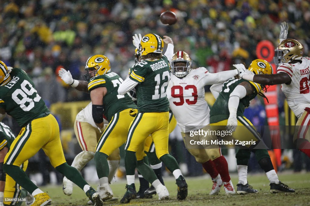 NFC Divisional Playoffs - San Francisco 49ers v Green Bay Packers