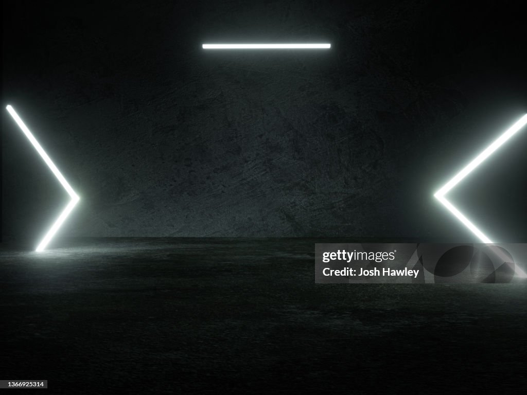 3D rendering exhibition background