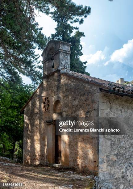 bominaco, la cappella sistina d'abruzzo - cappella sistina - fotografias e filmes do acervo