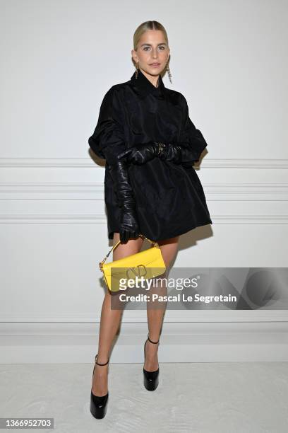 Caro Daur attends the Valentino Haute Couture Spring/Summer 2022 show as part of Paris Fashion Week on January 26, 2022 in Paris, France.