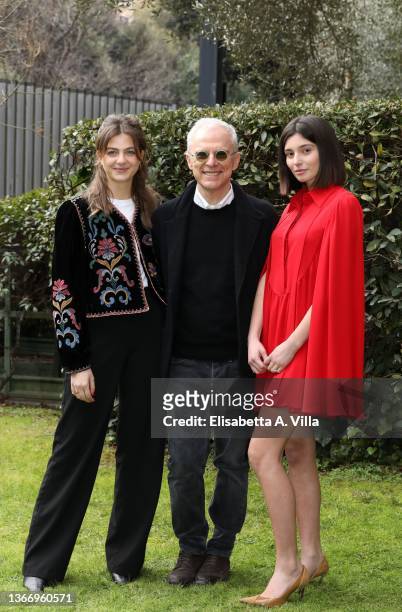 Margherita Mazzucco, director Daniele Luchetti and Gaia Girace attend the photocall of the tv serie "L'amica geniale - Storia di chi fugge e di chi...